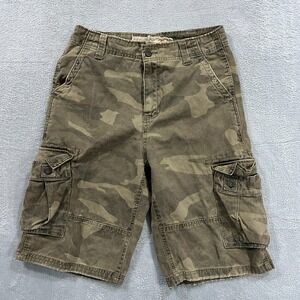 Plugg Co Shorts Mens 29x12* Camouflage Cargo Outdoor Y2K Casual Hiking Camo
